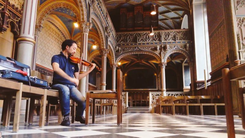 白井圭さんと。ドイツにて